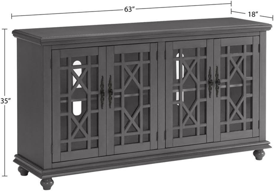 Martin Svensson Home Elegant 63" TV Stand Gray