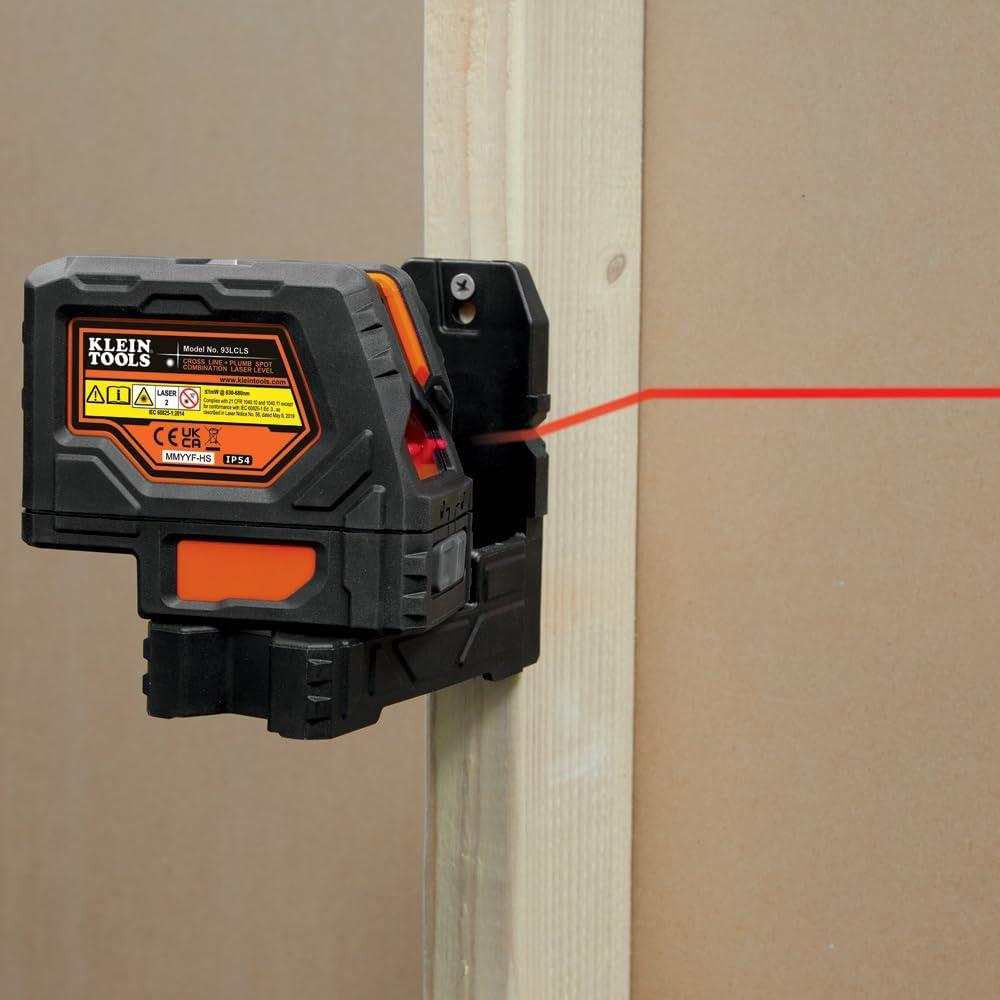 Klein Tools 93LCL Self-Level Cross-Line Laser Level with Plumb Spot