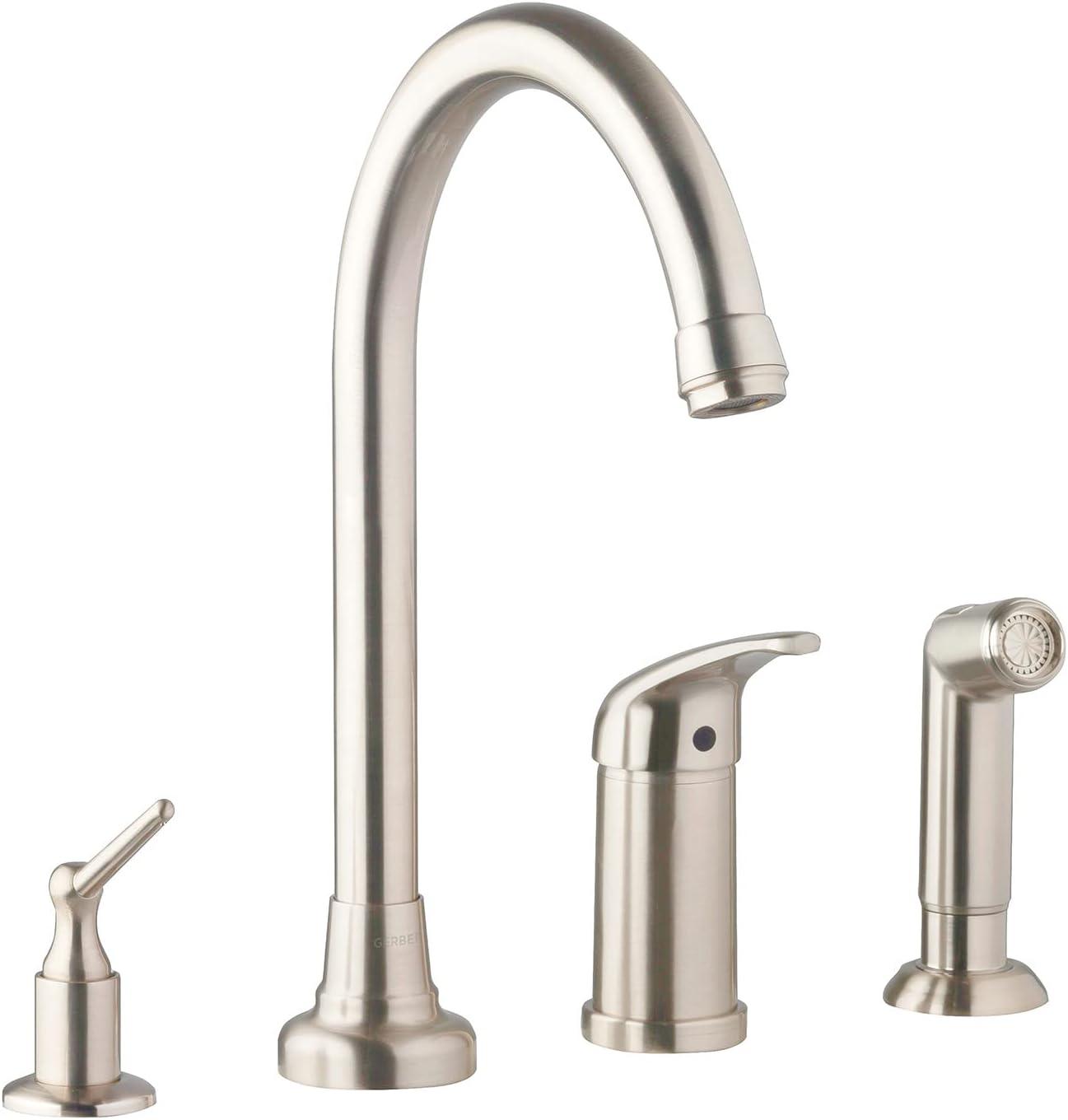 Melrose Single Handle Kitchen Faucet with Side Spray