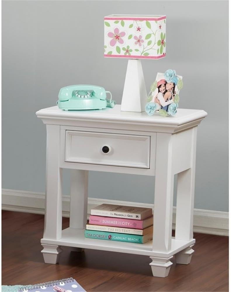Baby Cache Glendale 1 Drawer Solid Wood Nightstand