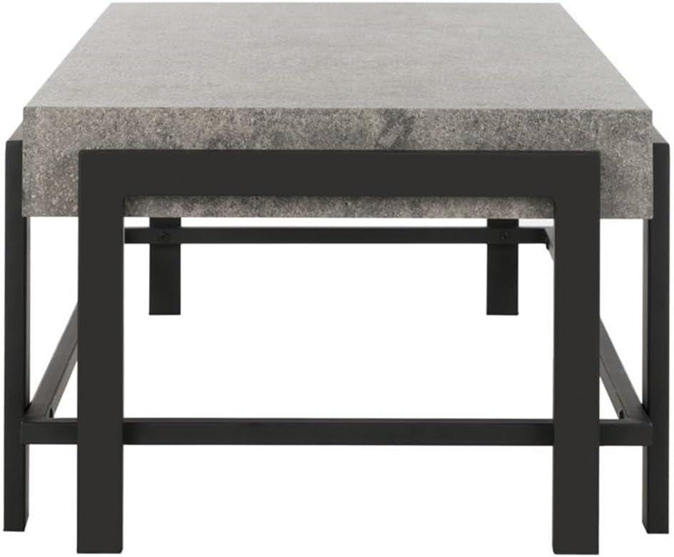 Oliver Coffee Table - Dark Grey/Black - Safavieh