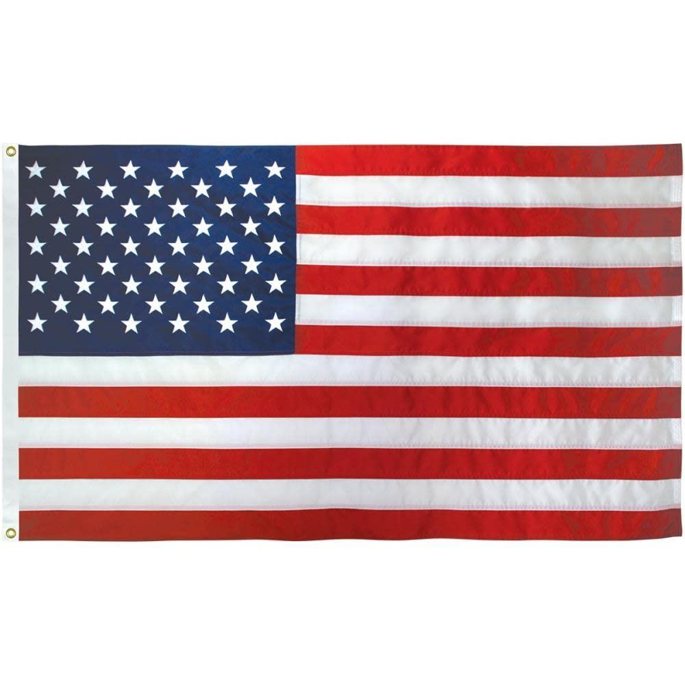 All-Weather Outdoor U.S. Flag, 72" x 48", Heavyweight Nylon