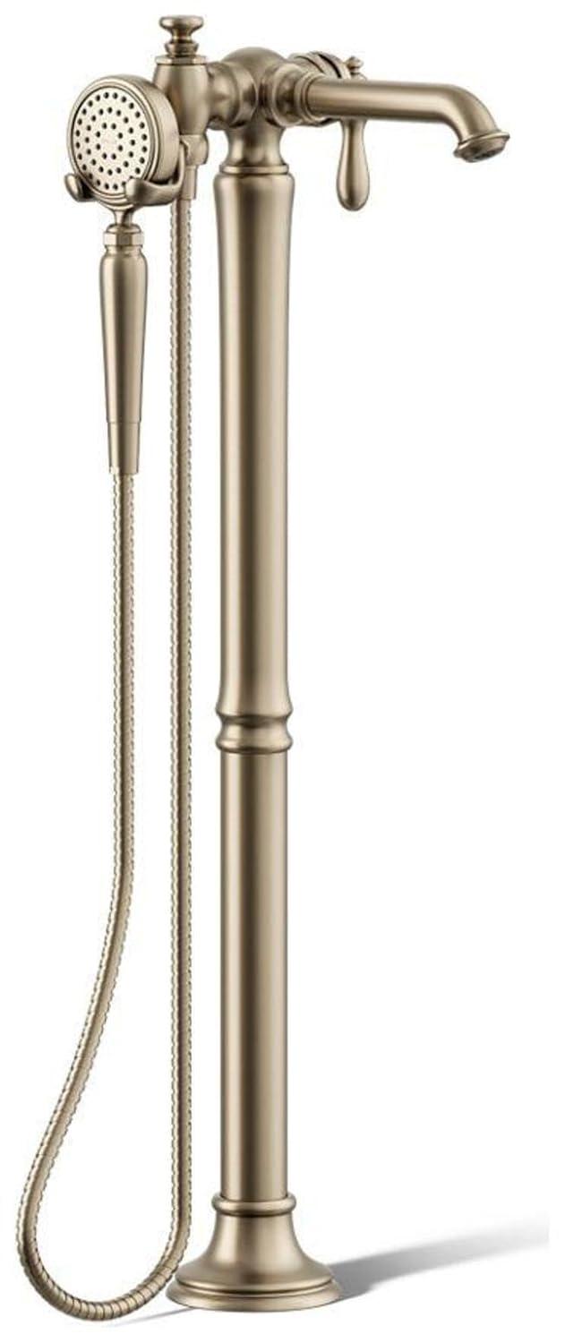 Kohler Artifacts® Single Handle Floor Mounted Clawfoot Tub Faucet K-T72790-9M-BV