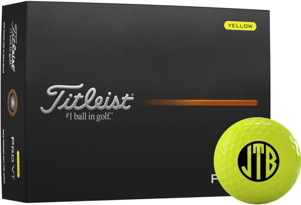 Titleist 2025 Pro V1, 12 Pack, Yellow
