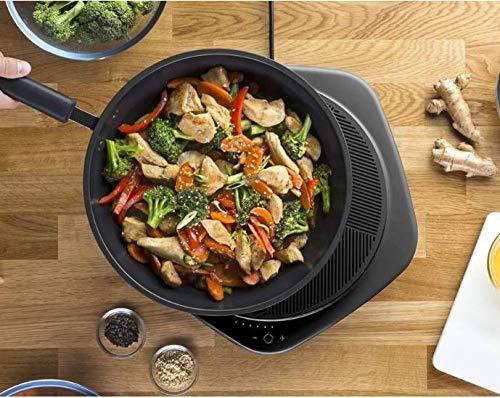Tasty Cuisinart Efficient One Top Smart Induction Cooktop w/ Thermometer, Black