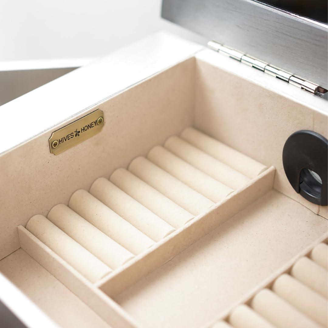 Hives and Honey Crystal Standing Jewelry Armoire