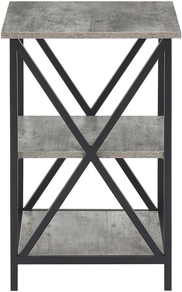 Convenience Concepts Tucson 3 Tier End Table, Faux Birch