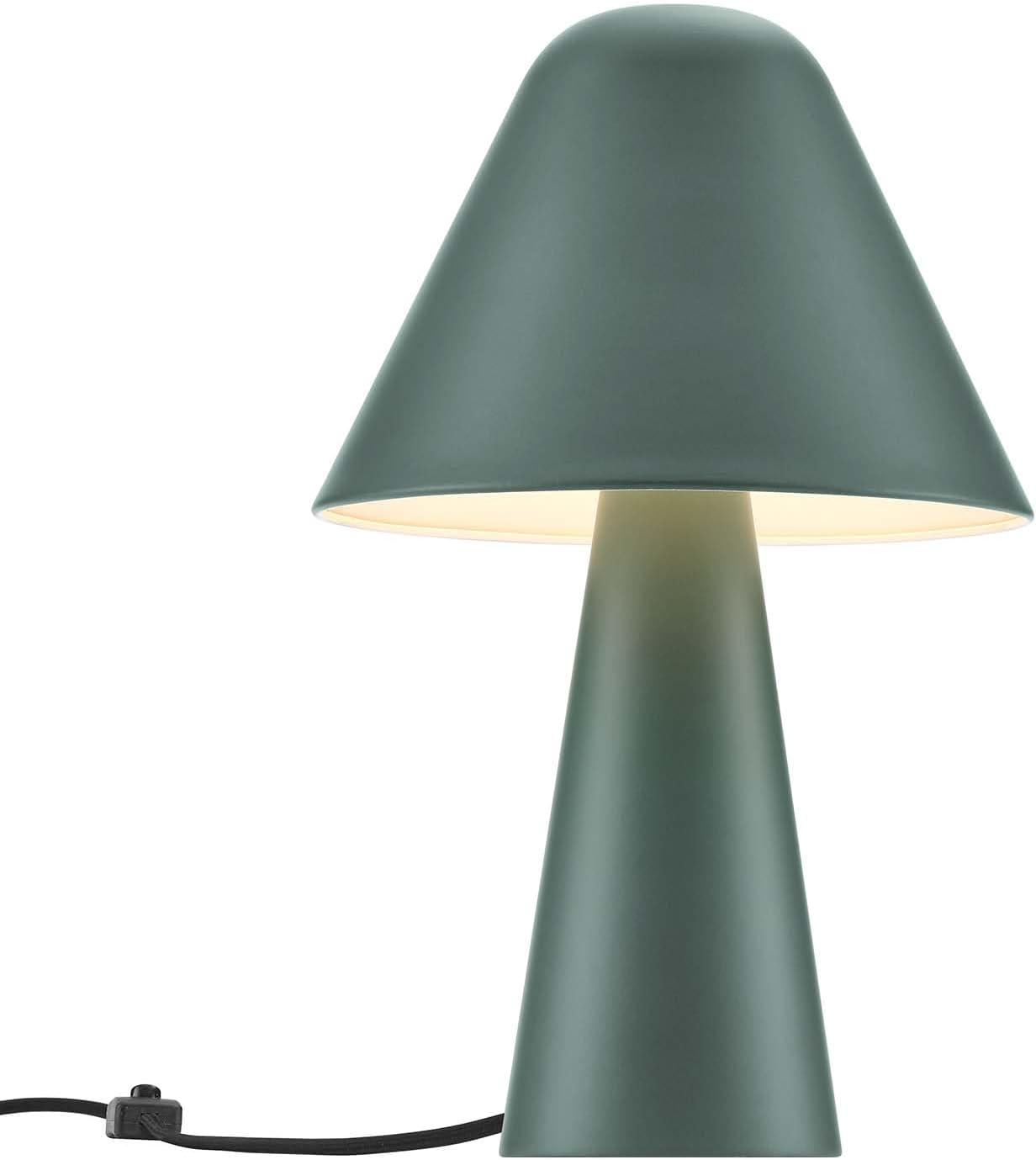 Green Metal Mushroom Adjustable Table Lamp