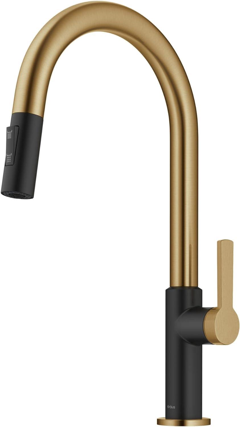 KRAUS Oletto Single Handle Pull Down Kitchen Faucet