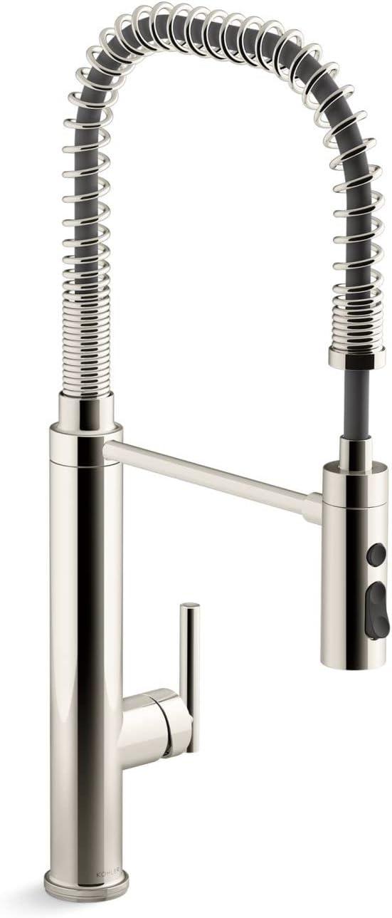 Kohler Purist® Single Handle Semi-Professional Pre-Rinse Kitchen Faucet with Pull Down Sprayer