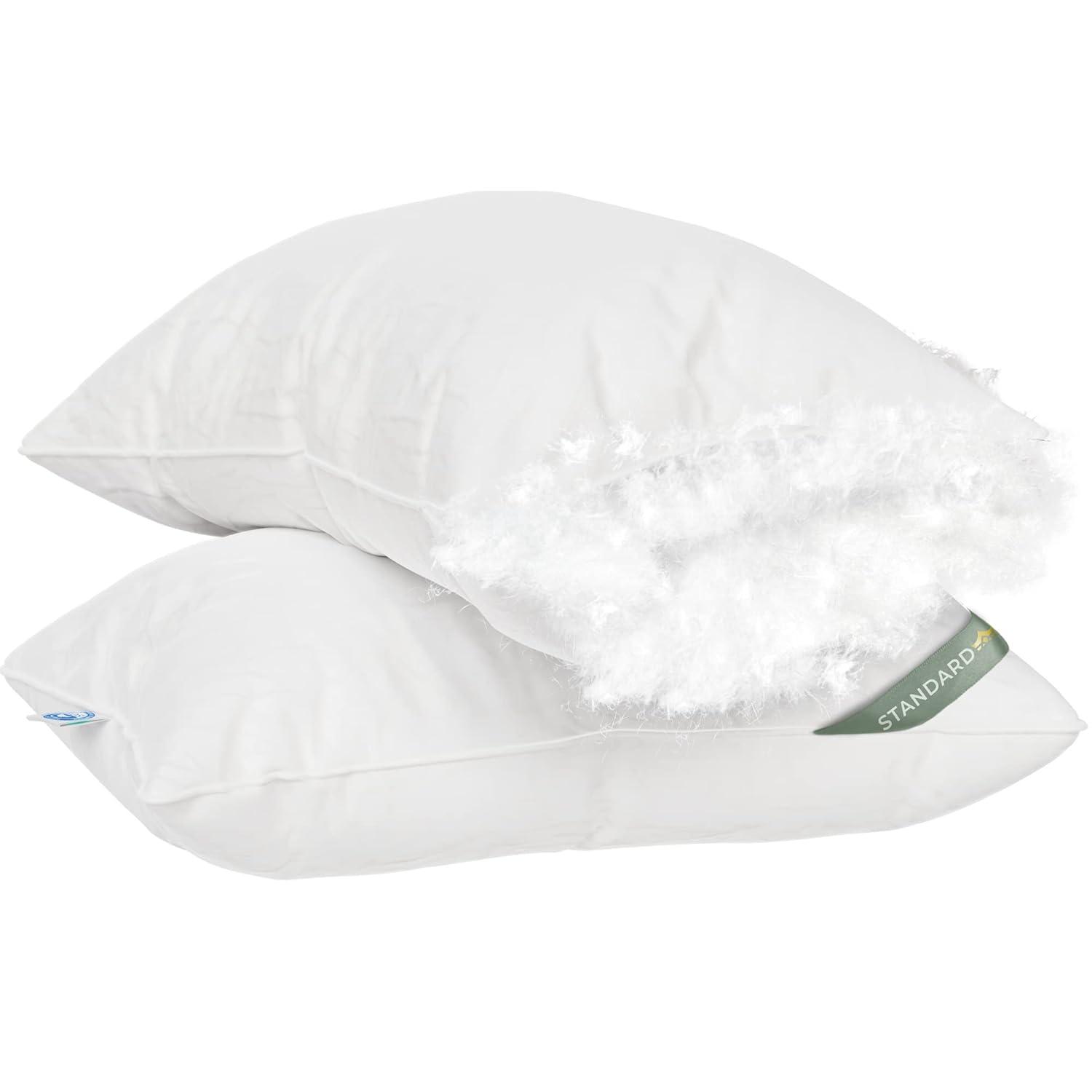 East Coast Bedding Down Medium Pillow (Set of 2)