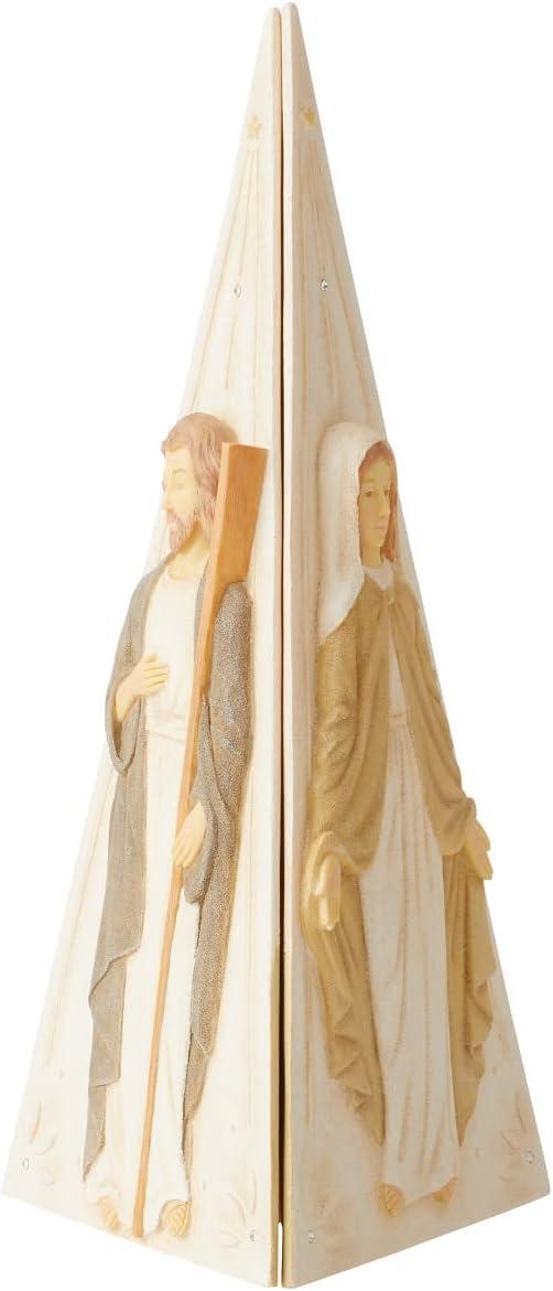 Foundations Nativity Pyramid Christmas Figurine Set 9.25in H