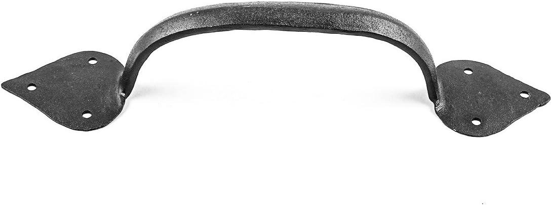 Renovators Supply Cabinet Handles 5.24" Black Wrought Iron Pull Handle Antique Colonial Birdcage Style Drawer and Dresser Door Handles w/Screws Pack of 2