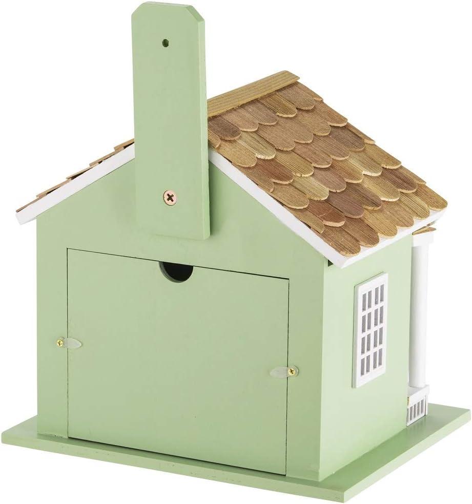 Vandue Outdoor Wooden Birdhouse - Green Lake House