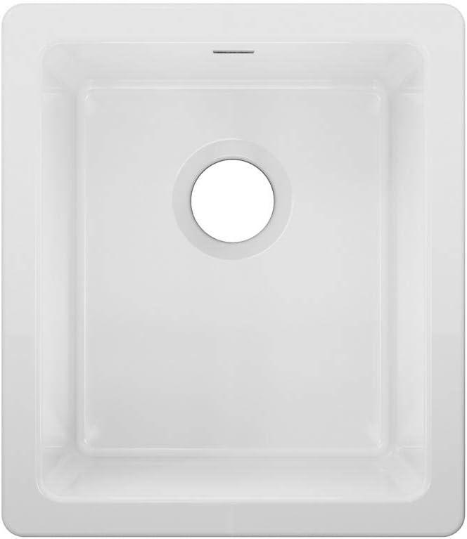 Elkay Fireclay 16" L x 19" W Undermount Bar Sink