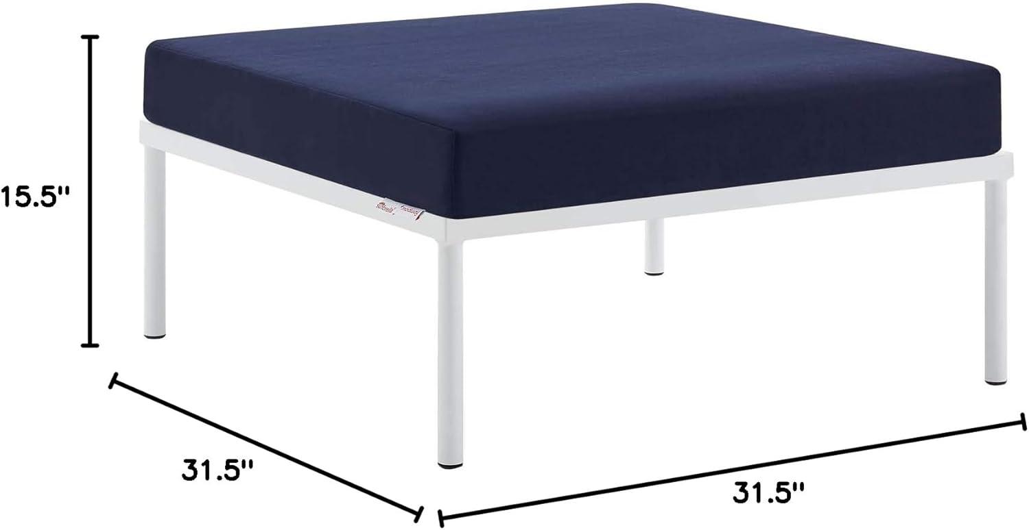 Harmony Sunbrella Outdoor Patio Aluminum Ottoman by Modway