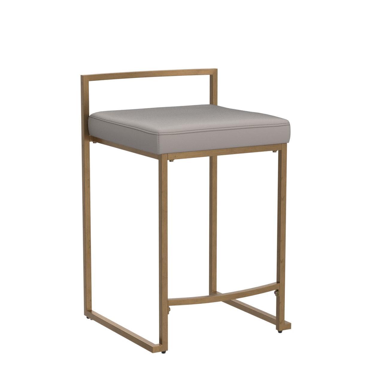 Progreso Upholstered Counter Stool with Metal Frame