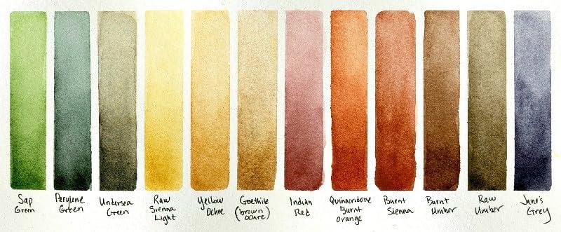 Daniel Smith Extra Fine Watercolor Half Pan Paint Set, 24-Colors & 24 Empty Half Pans