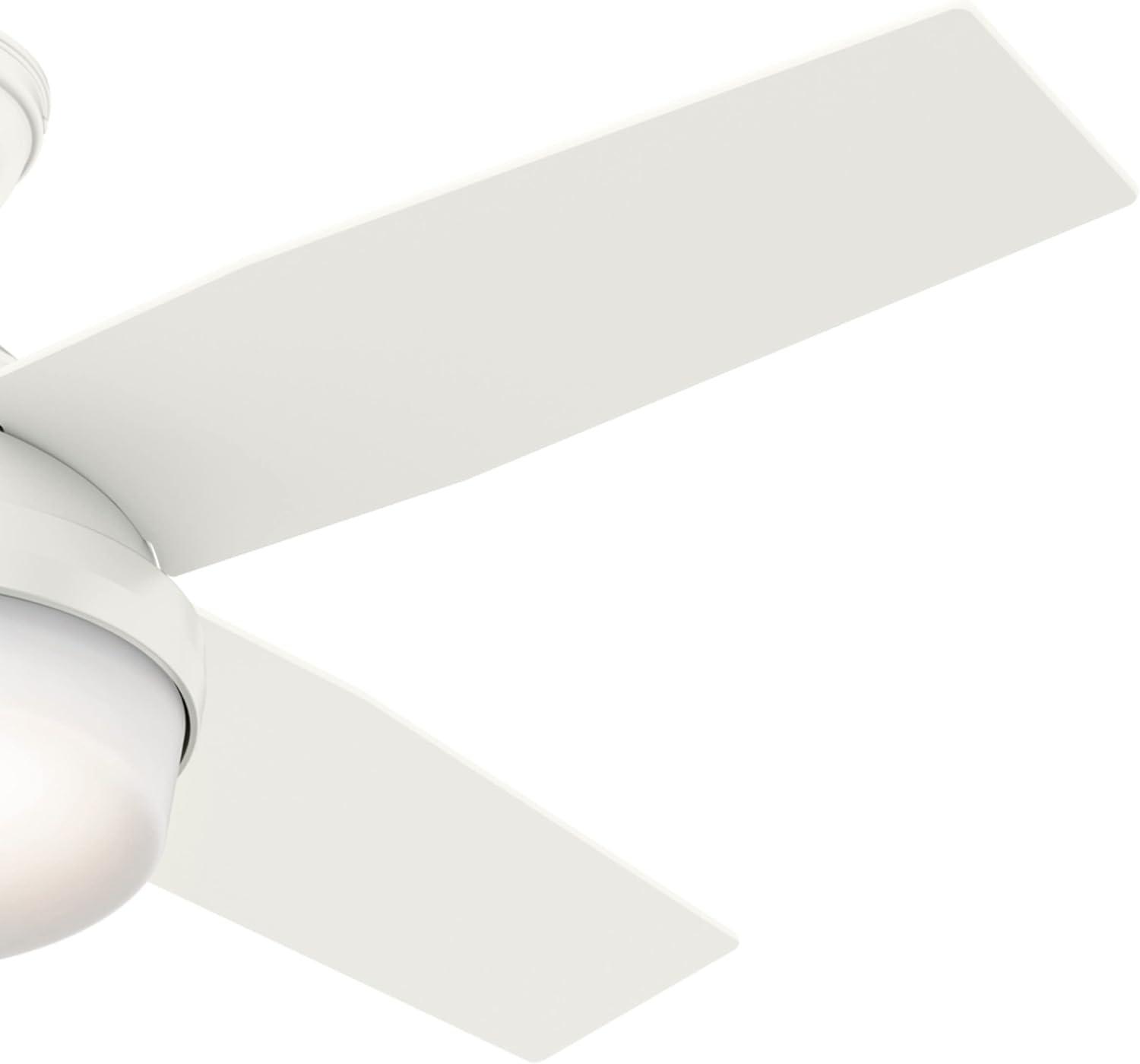 Dempsey 44" 4 - Blade Standard Ceiling Fan with Lights and Remote