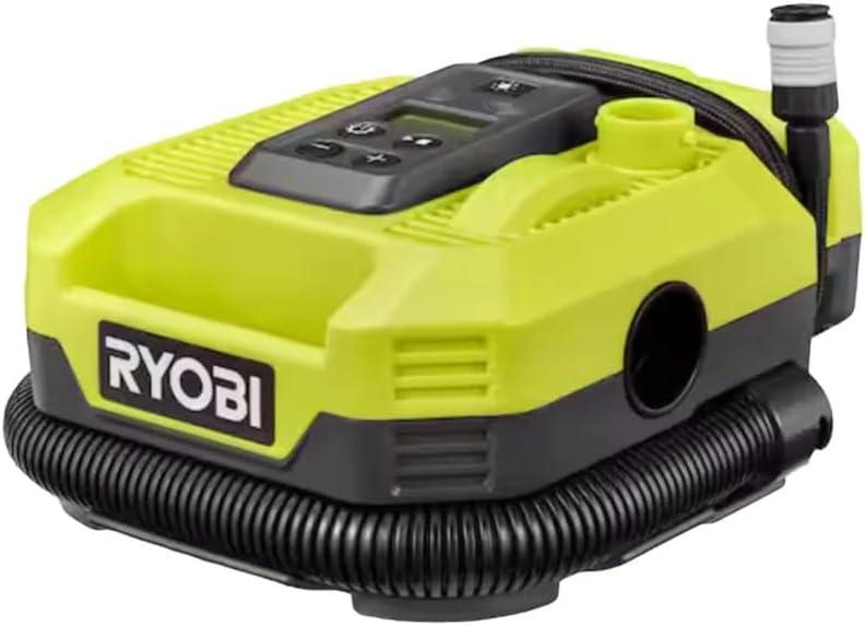 Ryobi 18V ONE+ DUAL FUNCTION DIGITAL Inflator/Deflator, PCL031B
