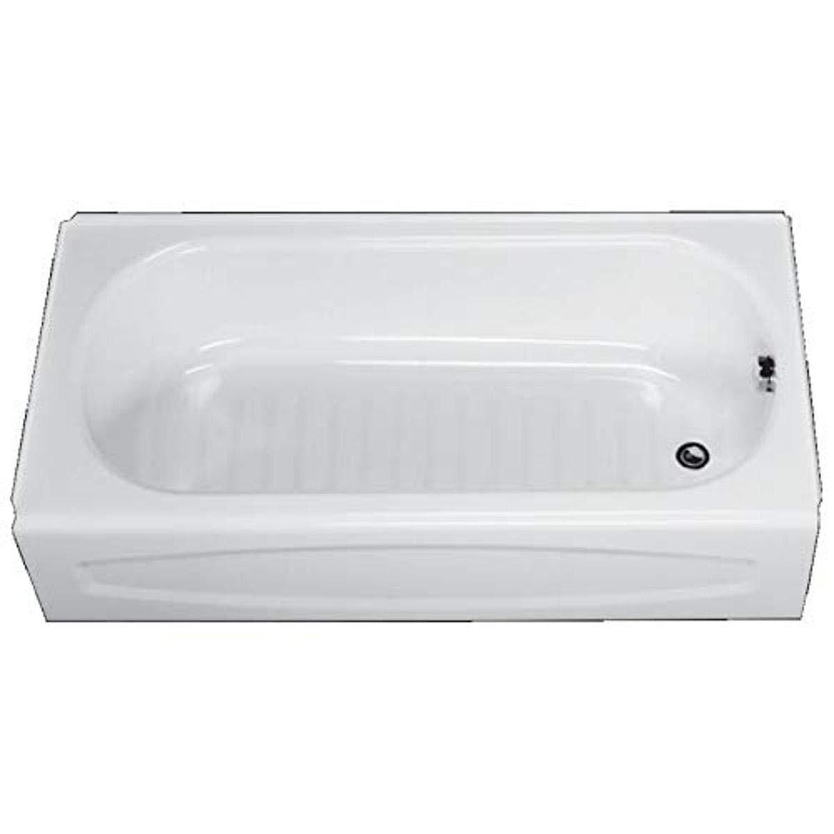 Salem 60'' x 30'' Alcove / Tile In Soaking Porcelain Enameled Steel Bathtub