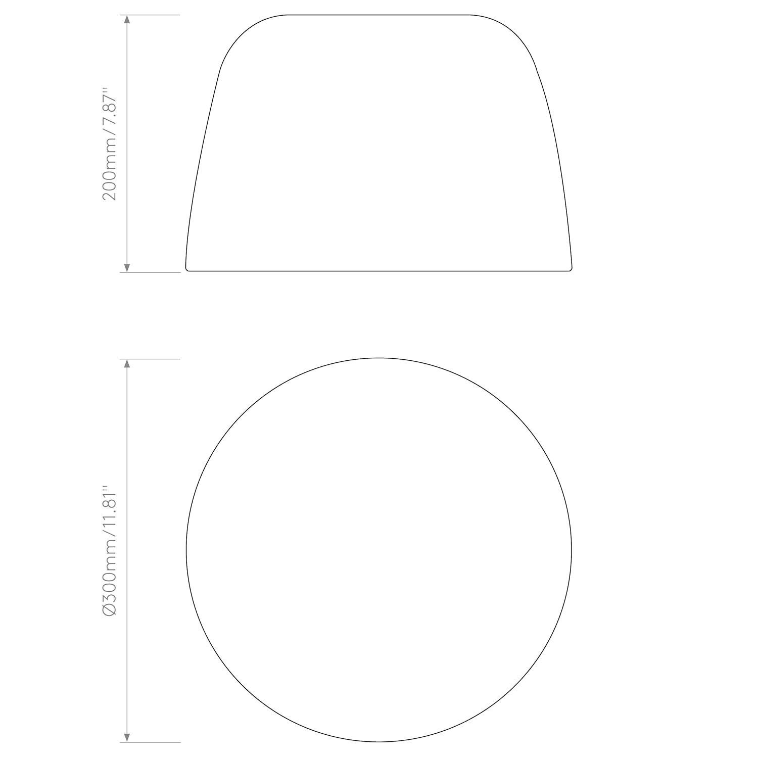 Astro Taiko 300 Indoor Ceiling Light (Matt White) - Dry Rated -, Designed in Britain - 1456007-3 Years Guarantee