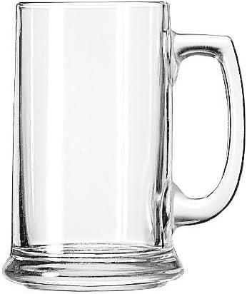 Libbey 15 oz Clear Glass Handled Mug Set