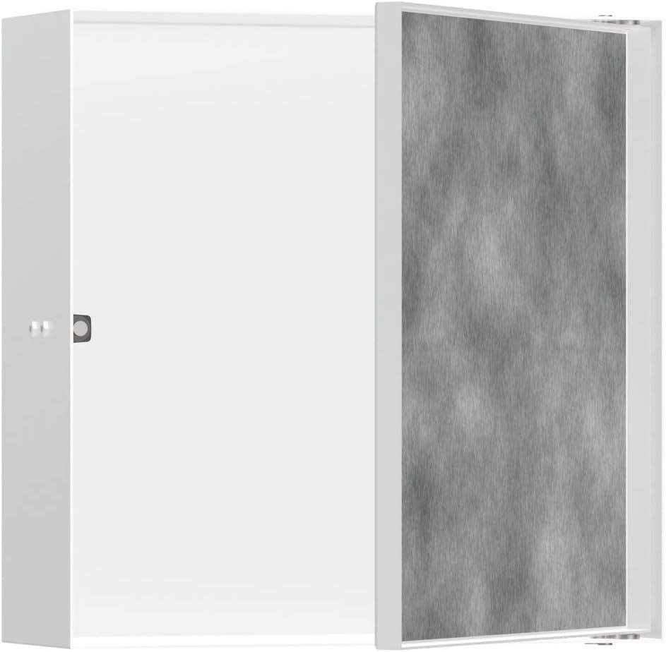 Xtrastoris 4" D Rock Wall Shower Niche with Tileable Door