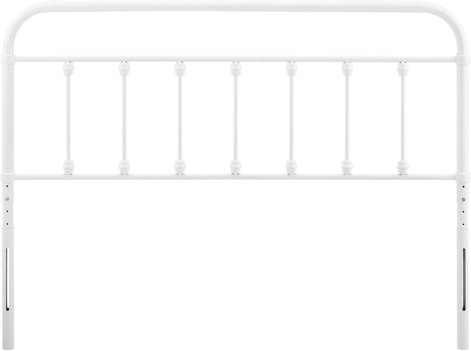 Modway Sage Queen Metal Headboard in White