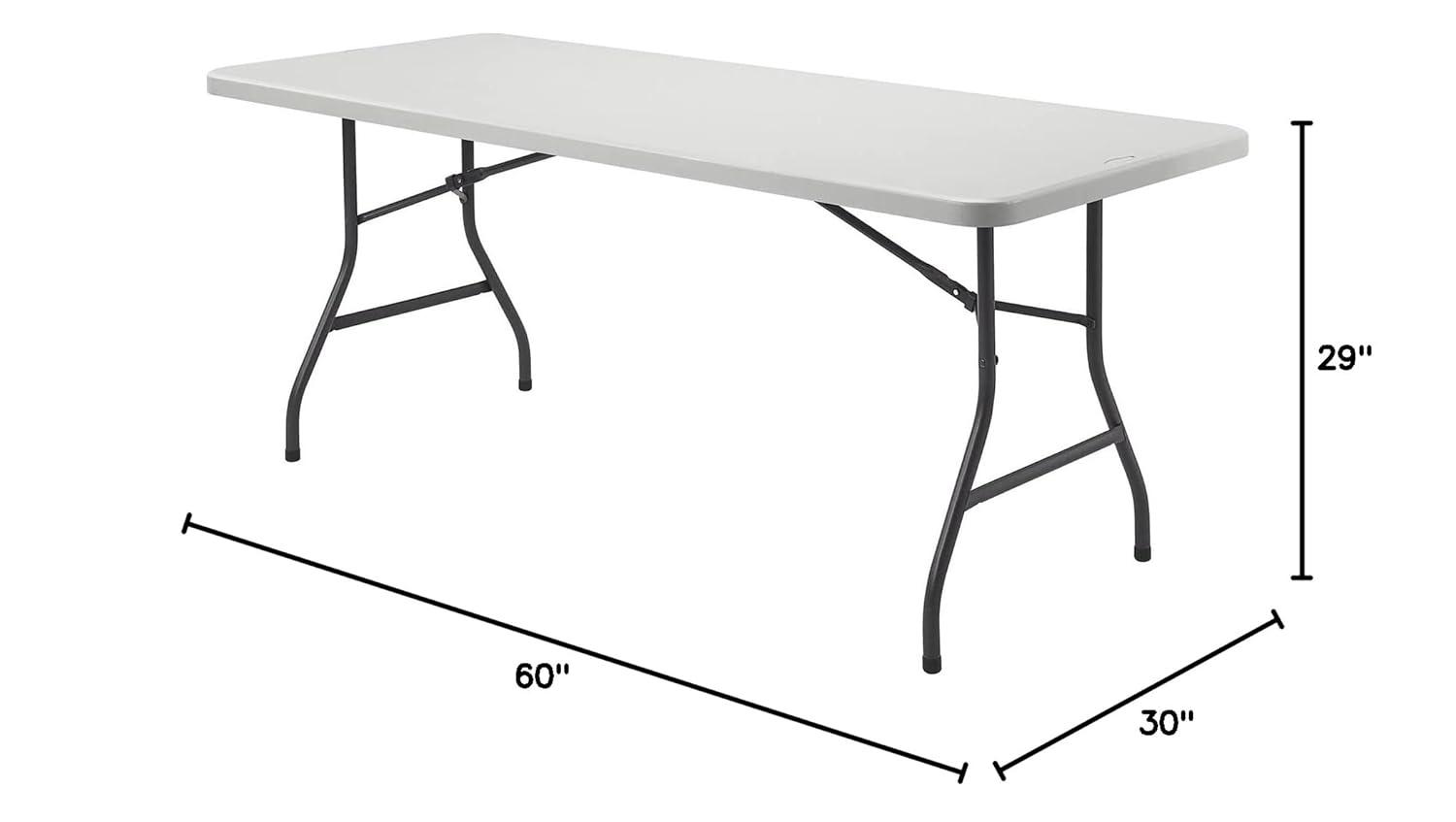 Lorell Lorell Rectangular Portable Banquet Table