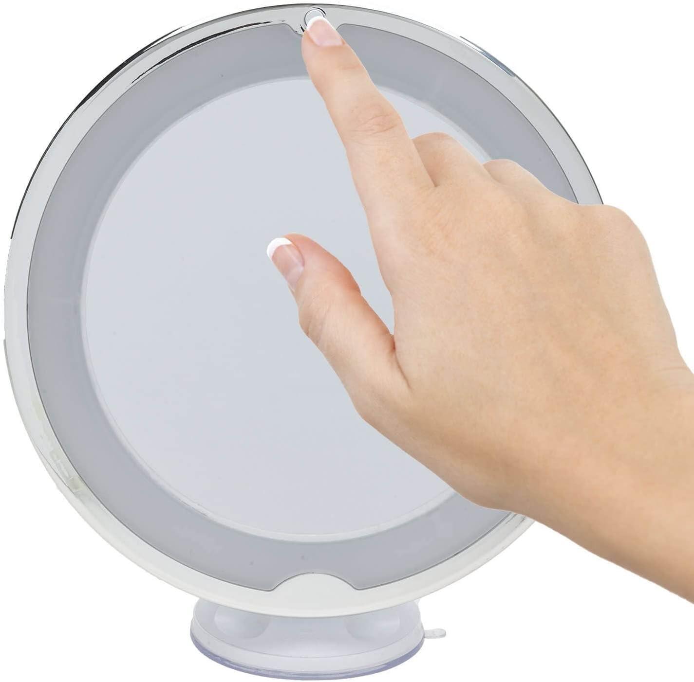 LitezAll Battery Powered Make-Up Mirror with Suction Cup Base