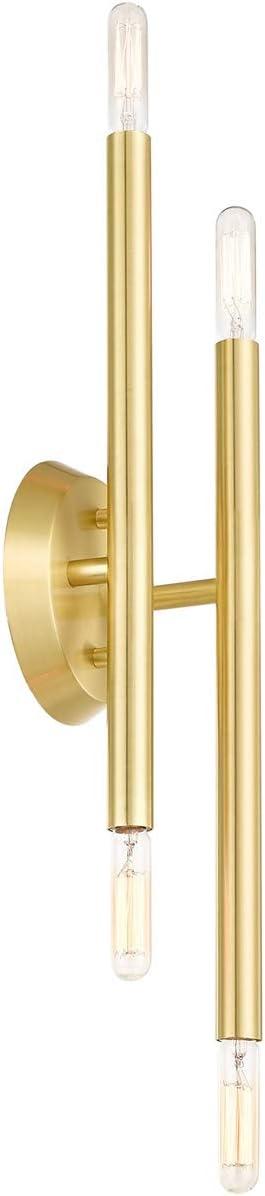 Livex Lighting Soho 4 - Light Wall Light in  Satin Brass