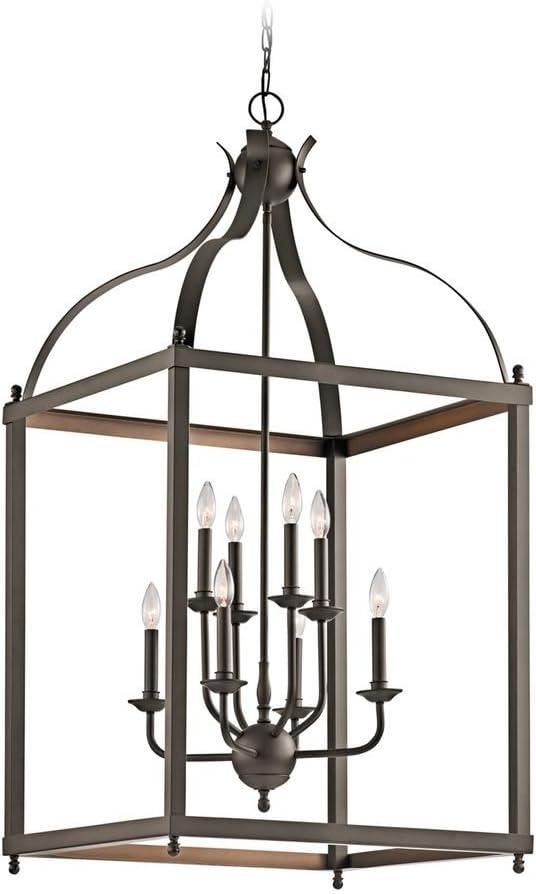 Larkin 47.75" 8 Light Pendant in Brushed Nickel