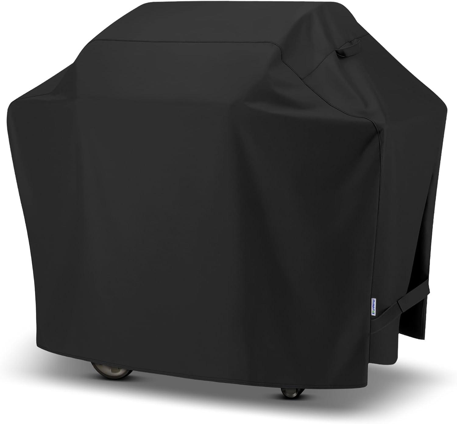 55-Inch Black Heavy Duty Waterproof Grill Cover