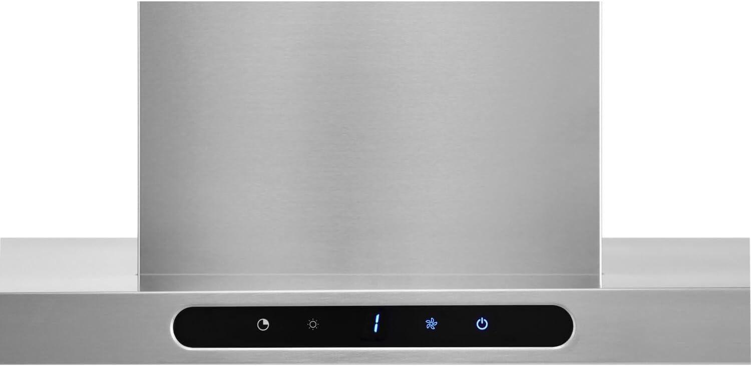 Broan NuTone 36" Stainless Steel 640 CFM Convertible Island Range Hood with Hybrid Baffle Filter