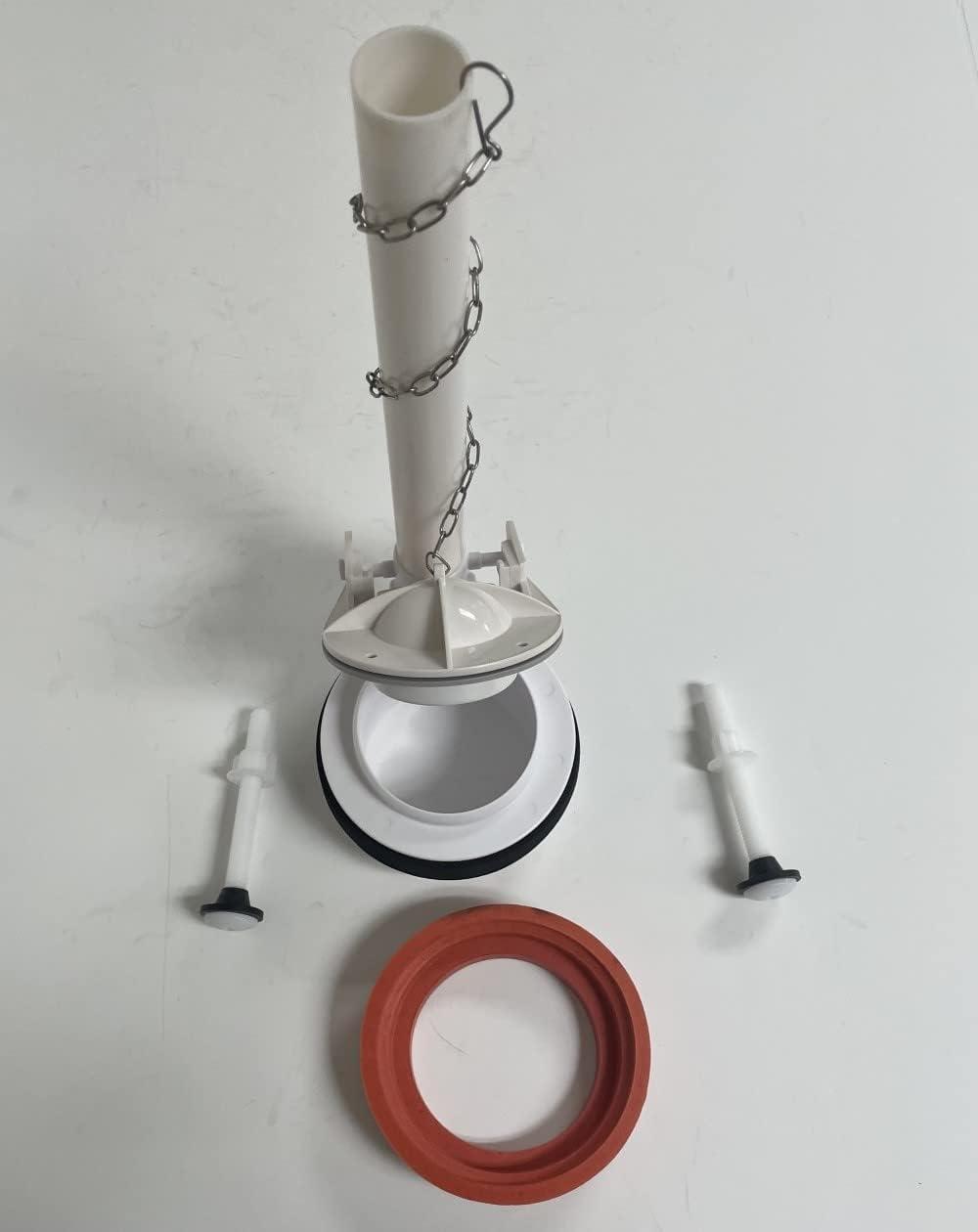 Universal Rubber Flush Valve Replacement Kit with Nylon Bolts