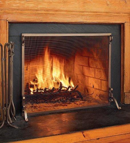 Plow & Hearth Steel Fireplace Screen