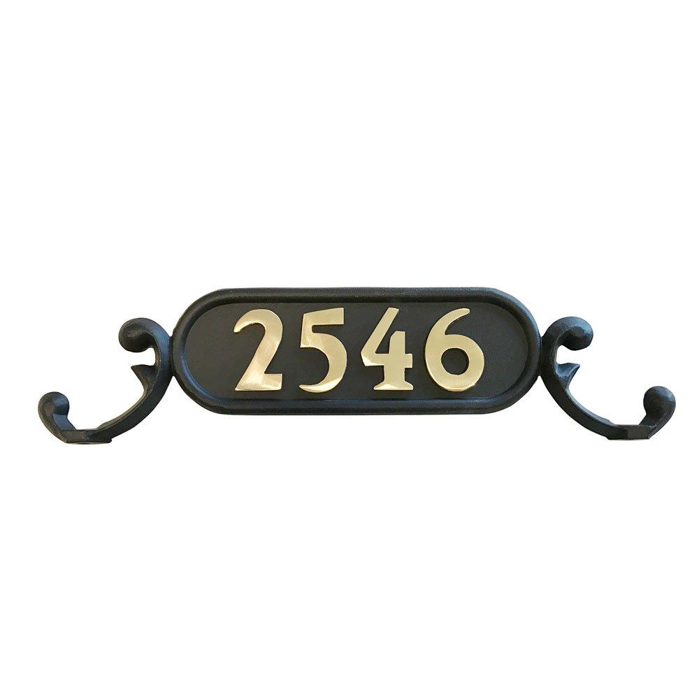 Williamsburg 2'' H Brass Self-Adhesive House Number