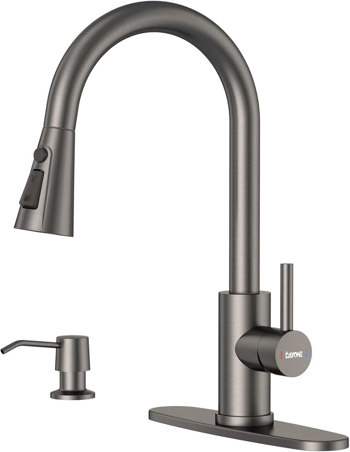 Babevy Pull Down Kitchen Faucet