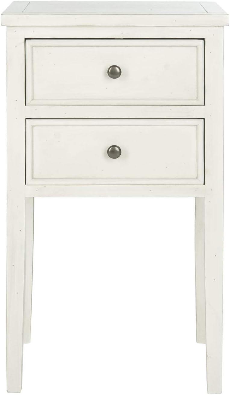 Toby Accent Table with Storage Drawers  - Safavieh