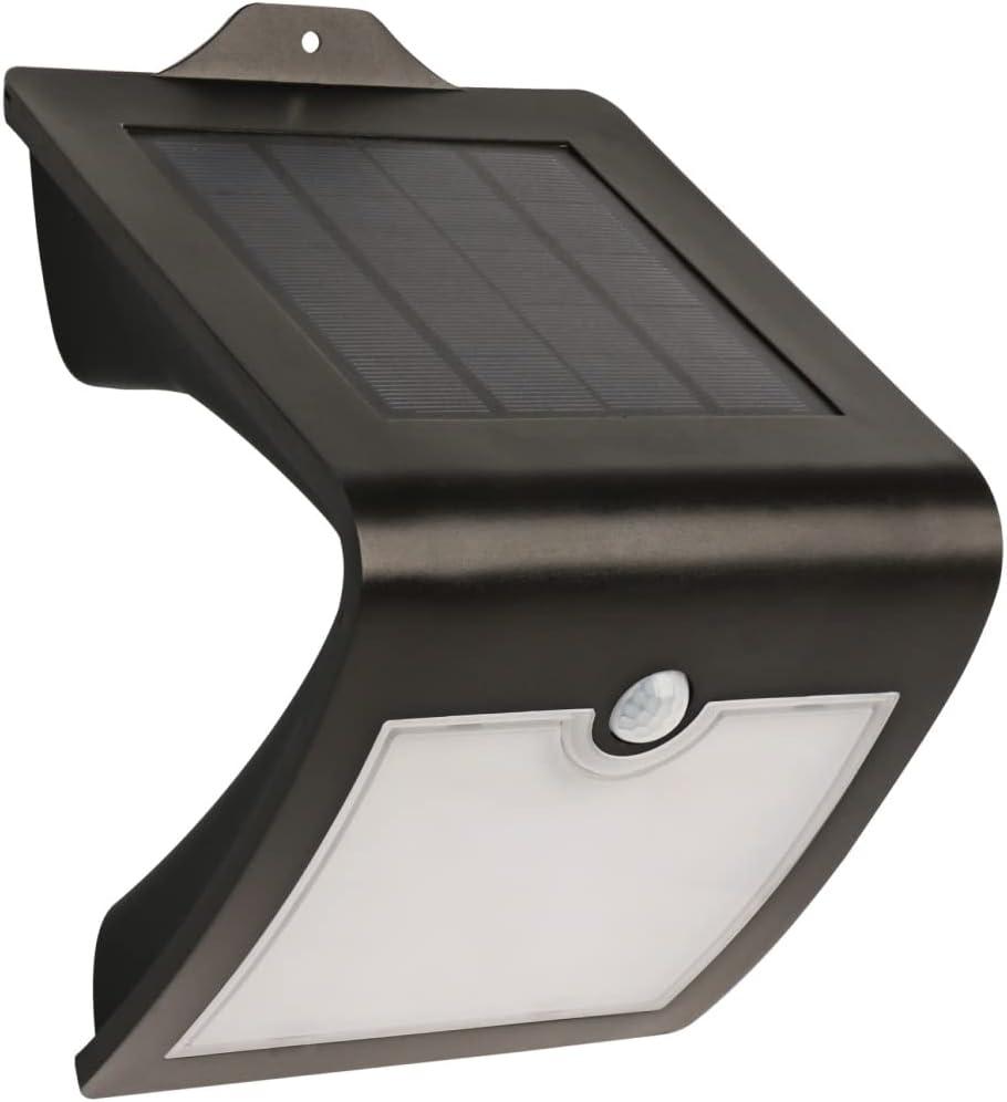 Feit Black Solar Powered LED Motion-Sensing Security Floodlight