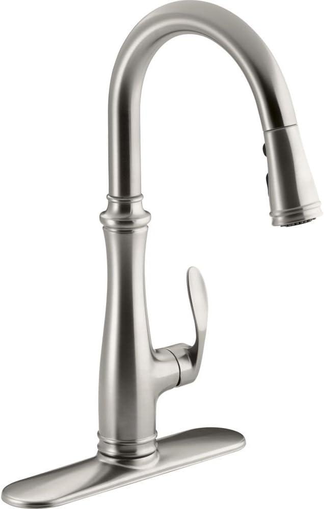 Bellera™ Pull Down Single Handle Kitchen Faucet with Handle and Supply Lines