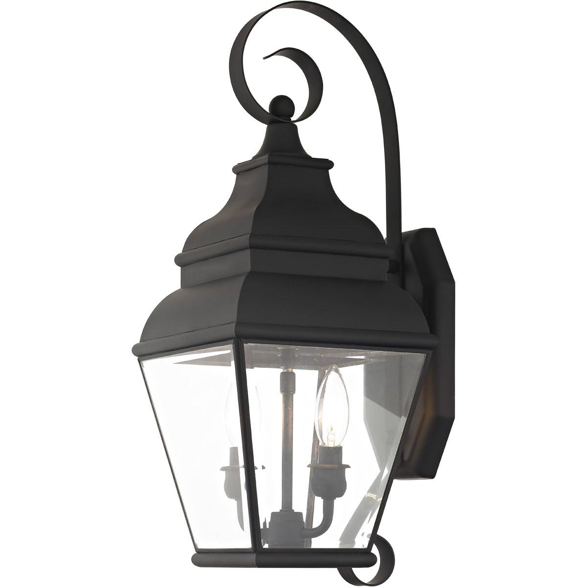 Livex Lighting Exeter 2 - Light Wall Light in  Black