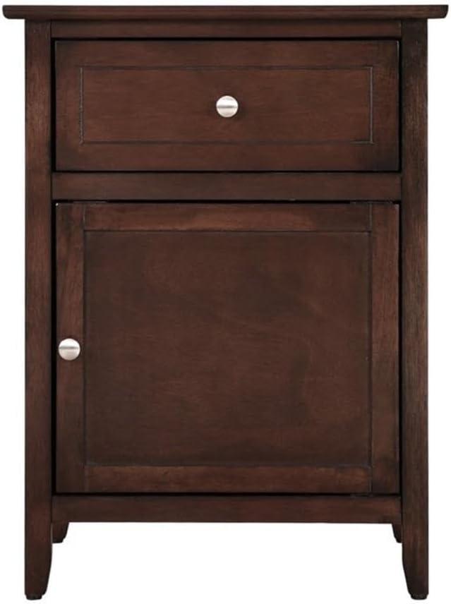 Sutherlans Cranbrook Modern Nightstand, Nightstand with 1 Drawer 1 Door & Reviews | Wayfair