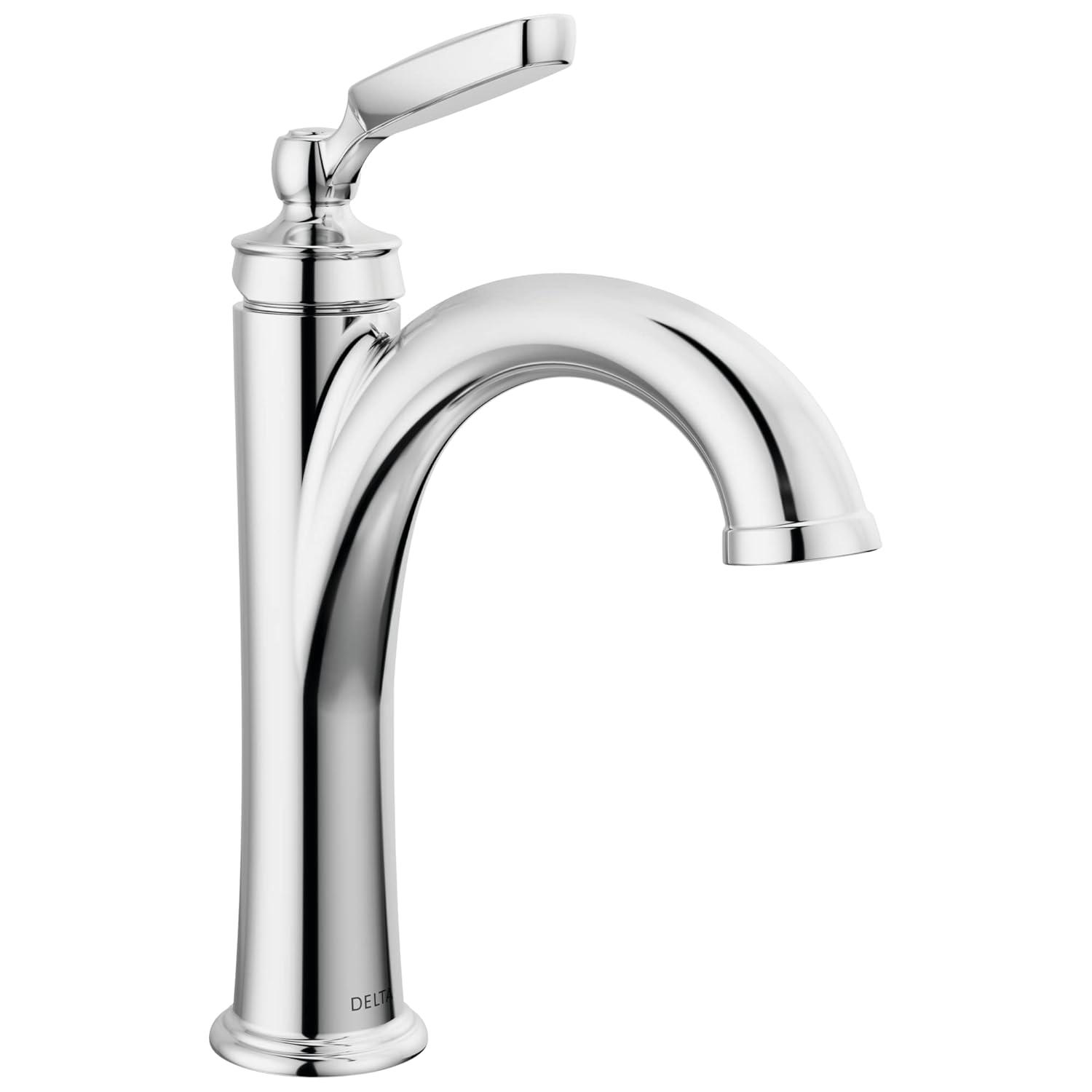 Woodhurst Single Hole Bathroom Faucet with Drain Assembly