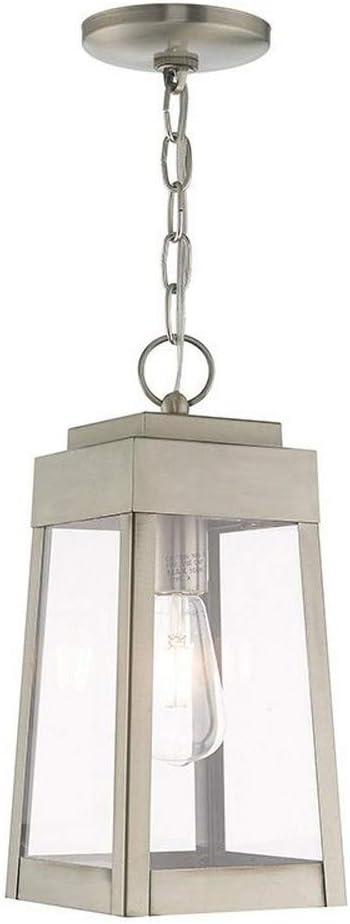 Livex Lighting Oslo 1 - Light Pendant in  Brushed Nickel