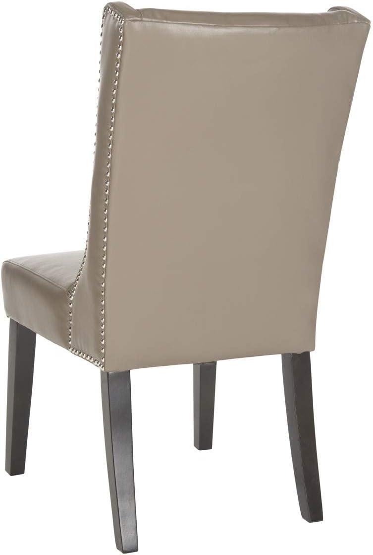 Sher 19H Side Chair Silver Nail Heads (Set Of 2) - Clay - Safavieh