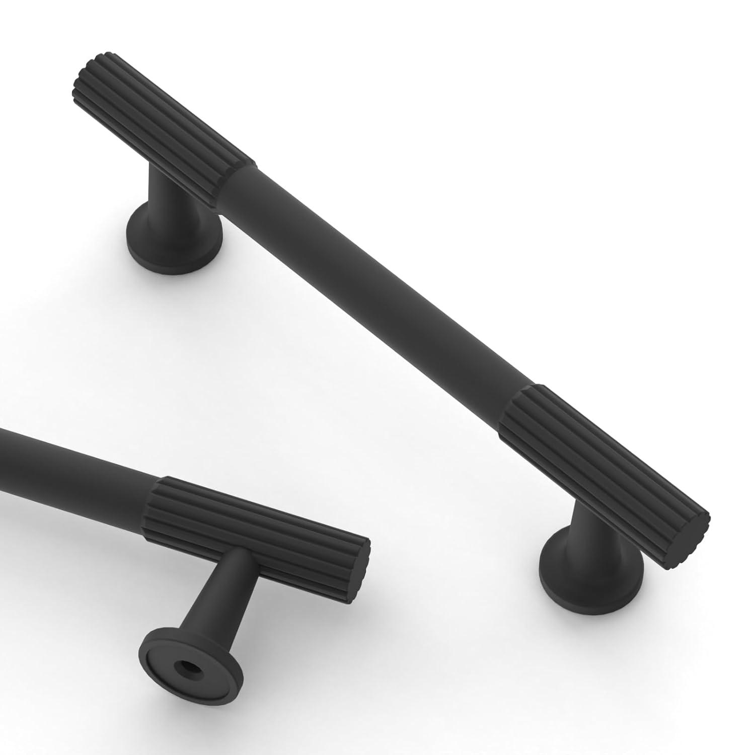 Piper Kitchen Handles, Solid Core Drawer Pulls for Cabinet Doors, 3-3/4" (96mm)