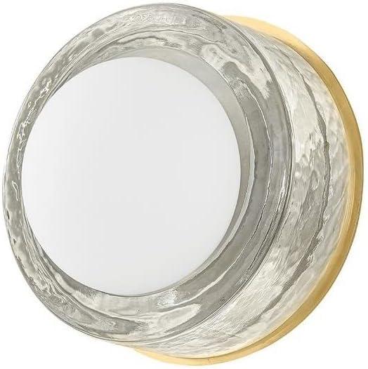 Ravi Round Sconce - Aged Brass