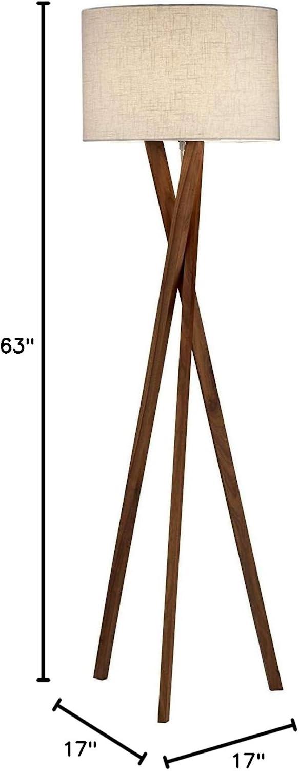 Harcourt 63'' Solid Wood Floor Lamp